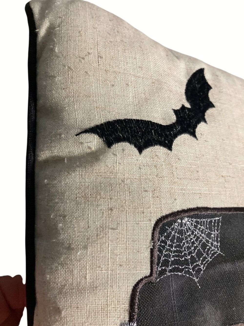 Halloween Truck Decorative Throw Pillow With Dogs and Pumpkins 14x20 Inches - Picture 8 of 11